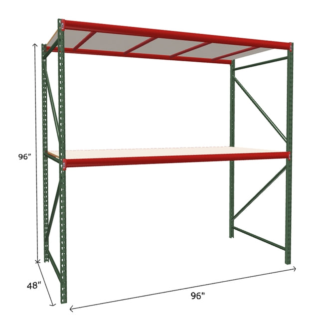 Starter Unit with White Laminated Board Decking