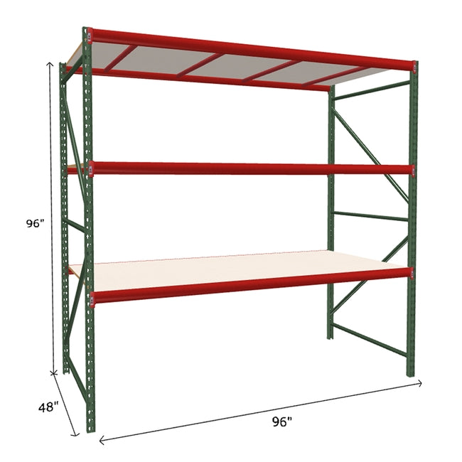 Starter Unit with White Laminated Board Decking