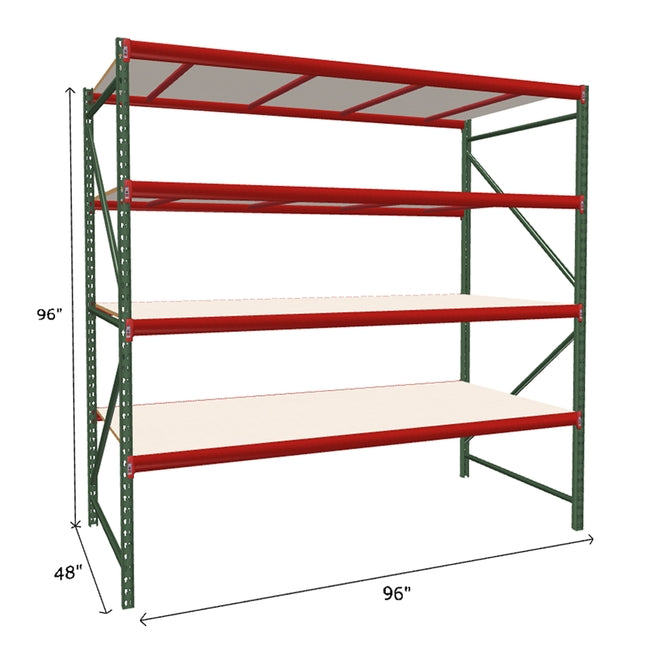 Starter Unit with White Laminated Board Decking