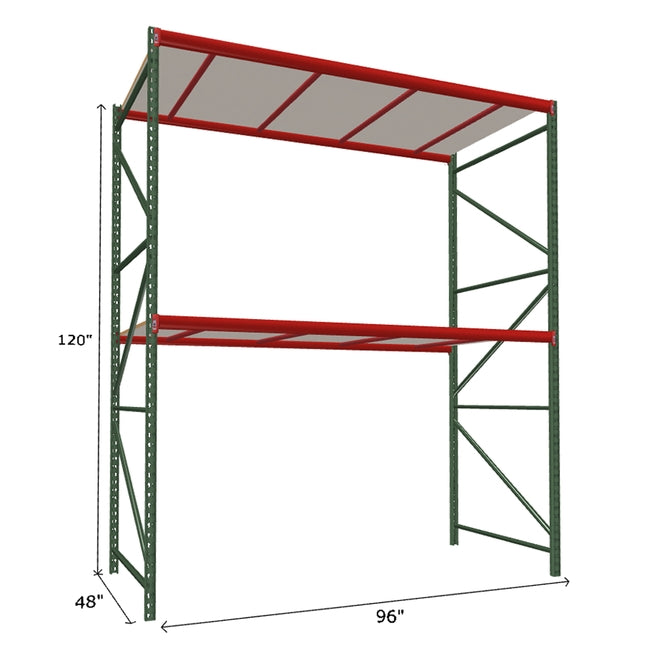 Starter Unit with White Laminated Board Decking