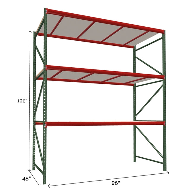 Starter Unit with White Laminated Board Decking