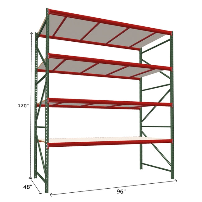 Starter Unit with White Laminated Board Decking