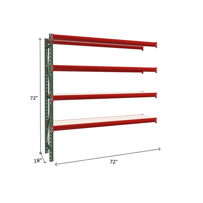 FastRak Add-on Unit with White Laminated Board Decking