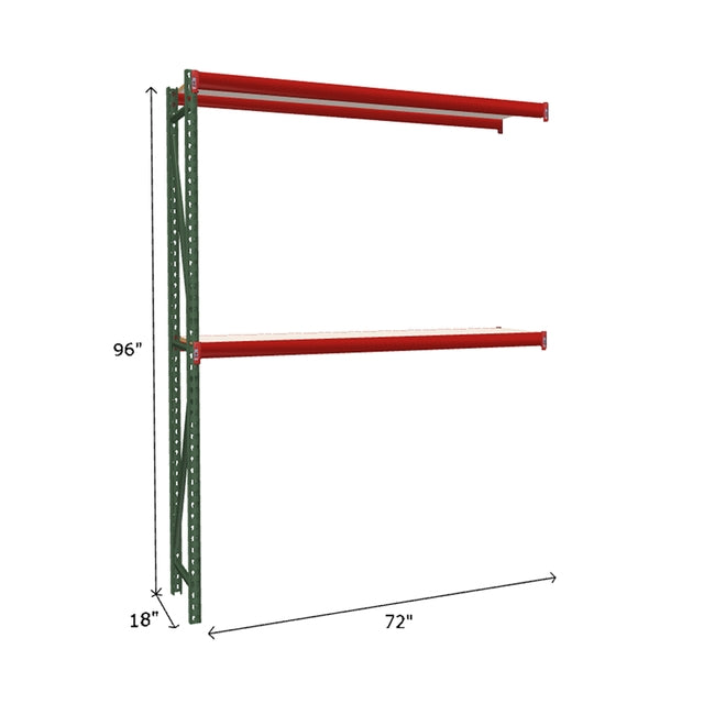 FastRak Add-on Unit with White Laminated Board Decking