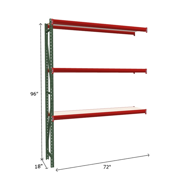 FastRak Add-on Unit with White Laminated Board Decking