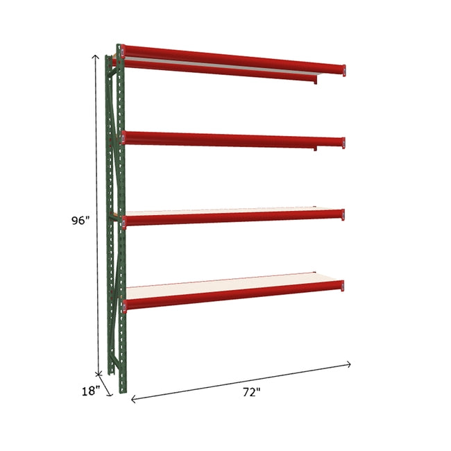 FastRak Add-on Unit with White Laminated Board Decking