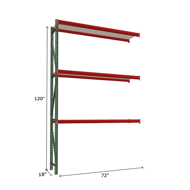 FastRak Add-on Unit with White Laminated Board Decking