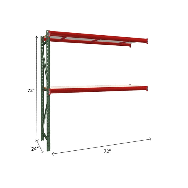 FastRak Add-on Unit with White Laminated Board Decking