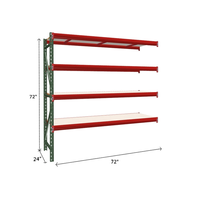 FastRak Add-on Unit with White Laminated Board Decking