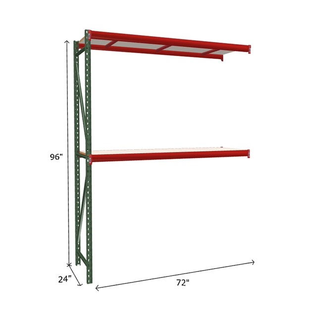 FastRak Add-on Unit with White Laminated Board Decking