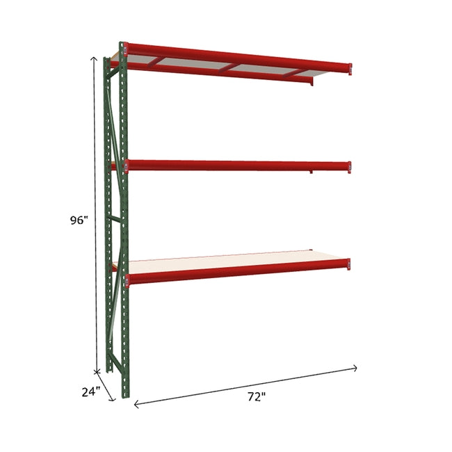 FastRak Add-on Unit with White Laminated Board Decking