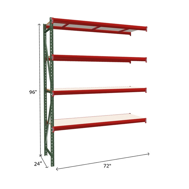 FastRak Add-on Unit with White Laminated Board Decking