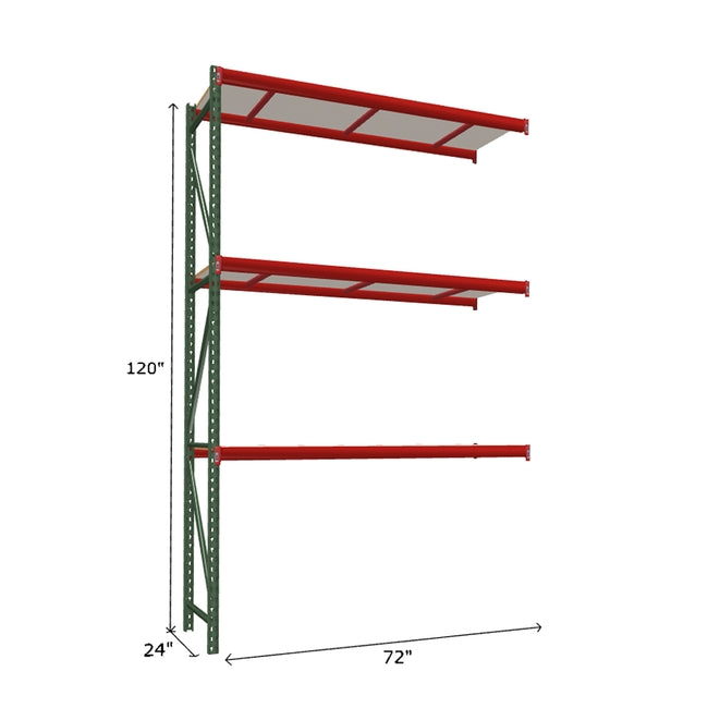 FastRak Add-on Unit with White Laminated Board Decking