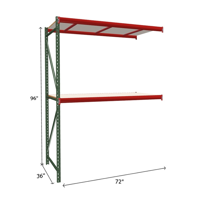 FastRak Add-on Unit with White Laminated Board Decking