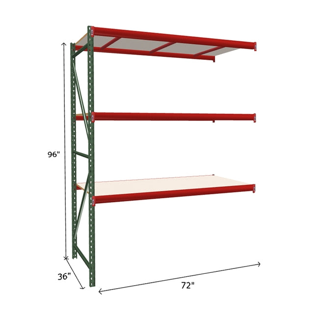 FastRak Add-on Unit with White Laminated Board Decking