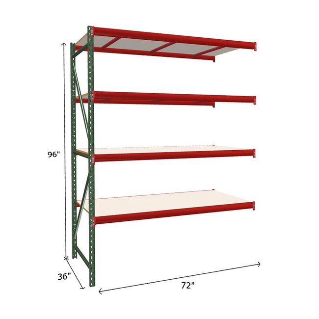 FastRak Add-on Unit with White Laminated Board Decking