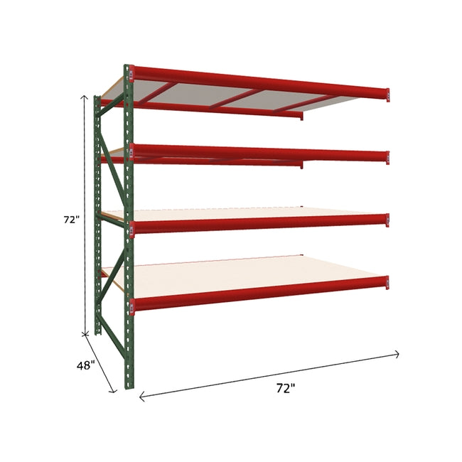 FastRak Add-on Unit with White Laminated Board Decking