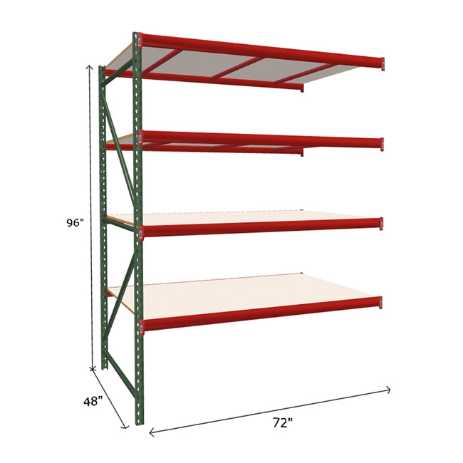 FastRak Add-on Unit with White Laminated Board Decking