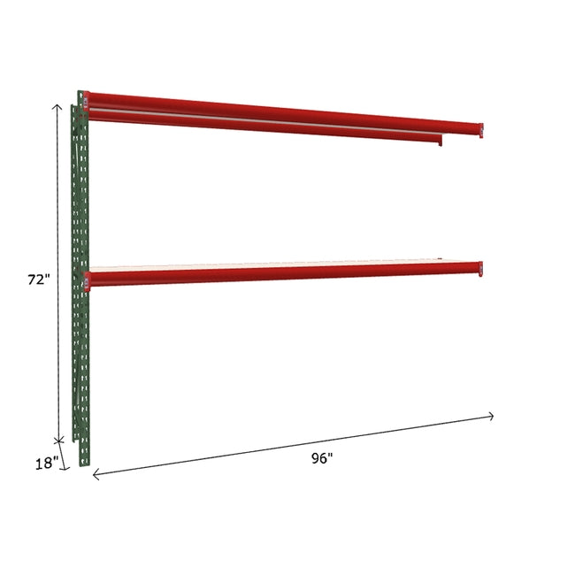 FastRak Add-on Unit with White Laminated Board Decking