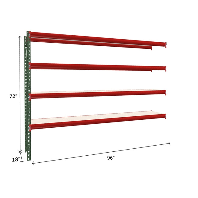 FastRak Add-on Unit with White Laminated Board Decking