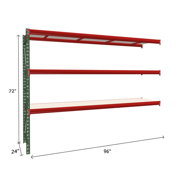 FastRak Add-on Unit with White Laminated Board Decking