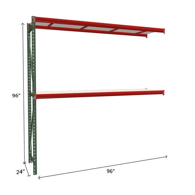 FastRak Add-on Unit with White Laminated Board Decking