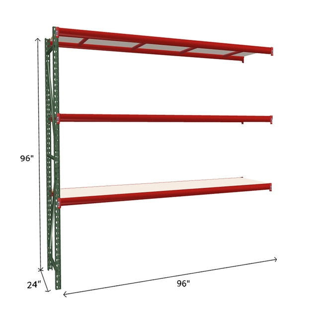 FastRak Add-on Unit with White Laminated Board Decking