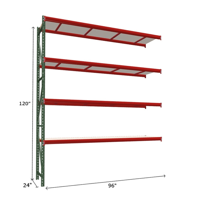 FastRak Add-on Unit with White Laminated Board Decking