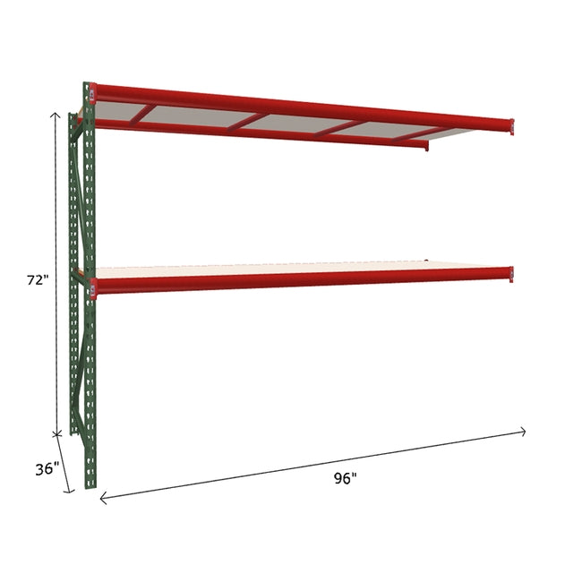 FastRak Add-on Unit with White Laminated Board Decking