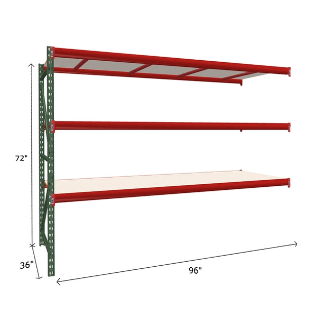 FastRak Add-on Unit with White Laminated Board Decking