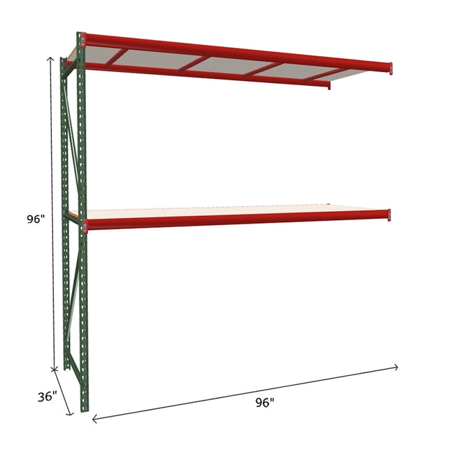 FastRak Add-on Unit with White Laminated Board Decking