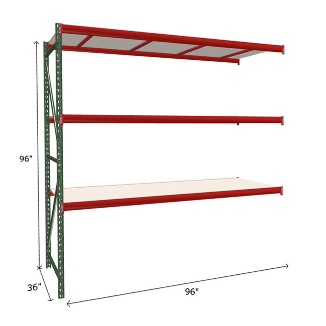 FastRak Add-on Unit with White Laminated Board Decking