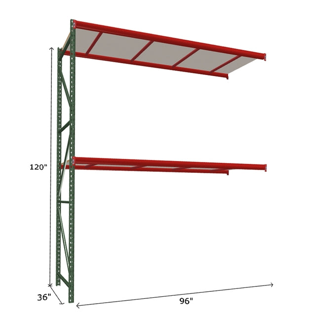 FastRak Add-on Unit with White Laminated Board Decking