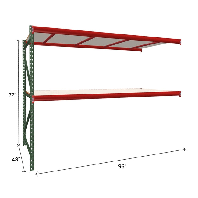 FastRak Add-on Unit with White Laminated Board Decking