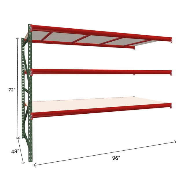 FastRak Add-on Unit with White Laminated Board Decking