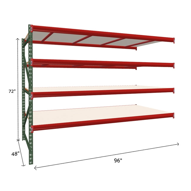 FastRak Add-on Unit with White Laminated Board Decking