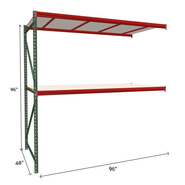 FastRak Add-on Unit with White Laminated Board Decking