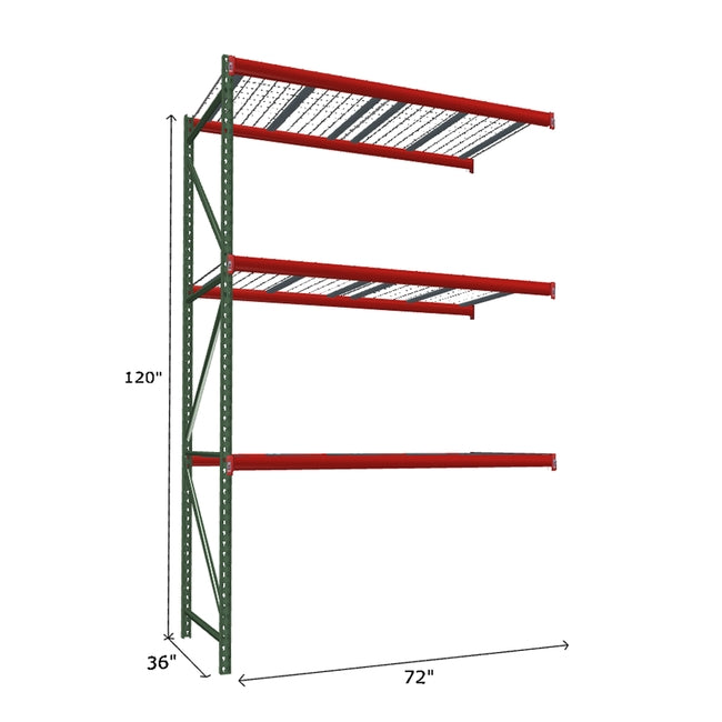 FastRak Add-on Unit with Wire Mesh Decking