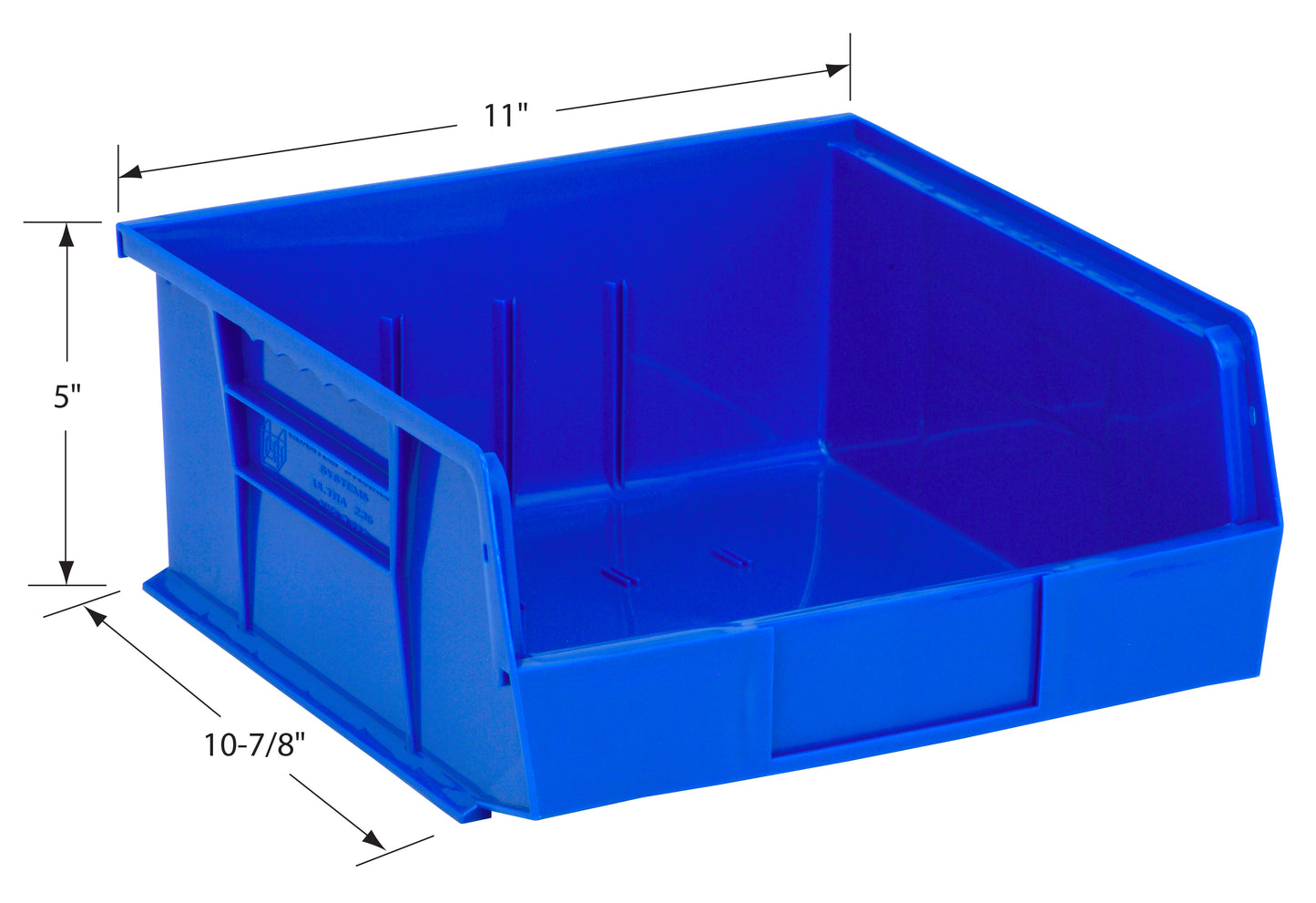 Contenedor apilable de alta resistencia