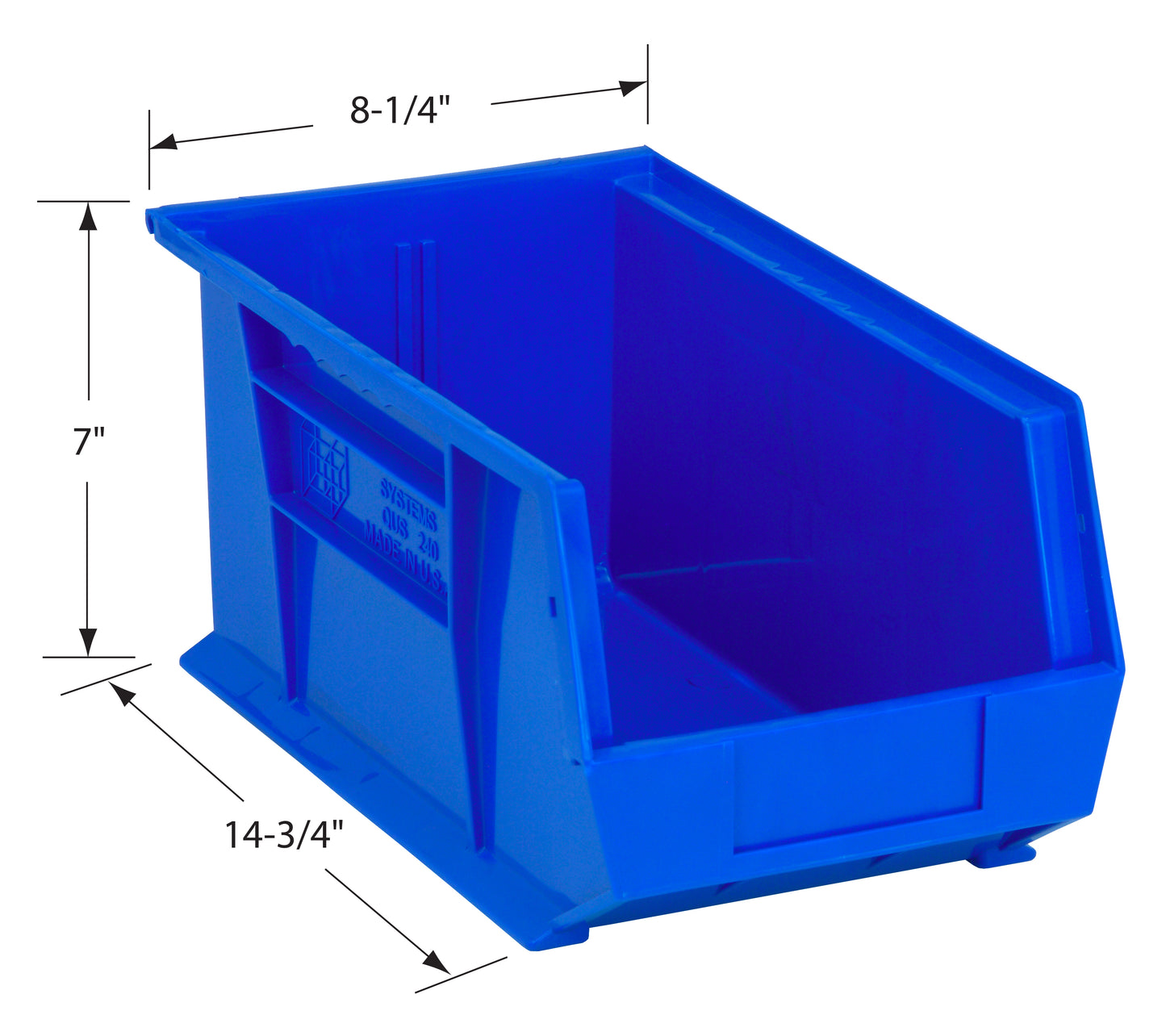 Contenedor apilable de alta resistencia