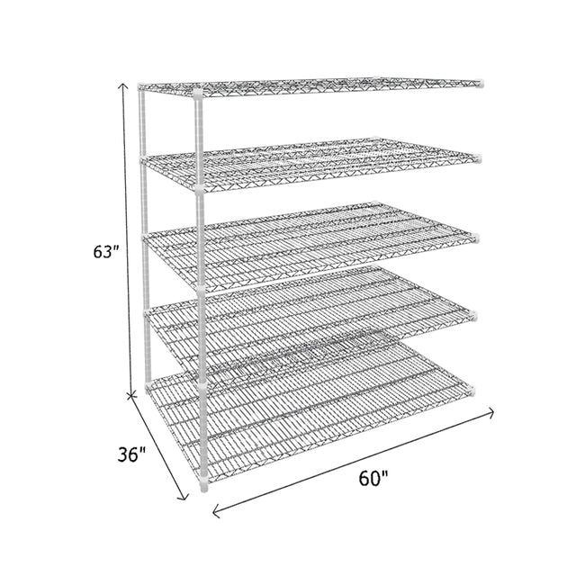 NSF Certified Chrome Wire Shelving Add-On Unit