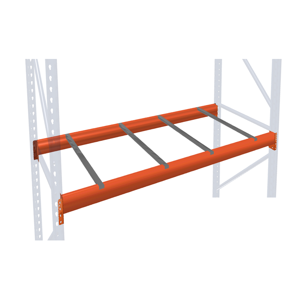 Pallet Rack Extra Level with Steel Supports 42"Deep x 108"Wide