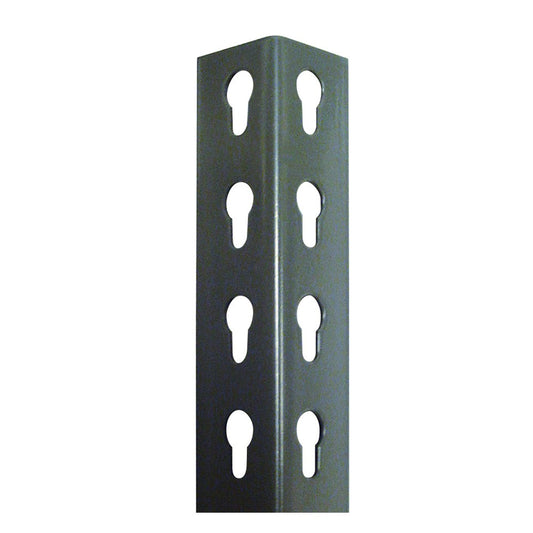 metal upright posts with cutouts