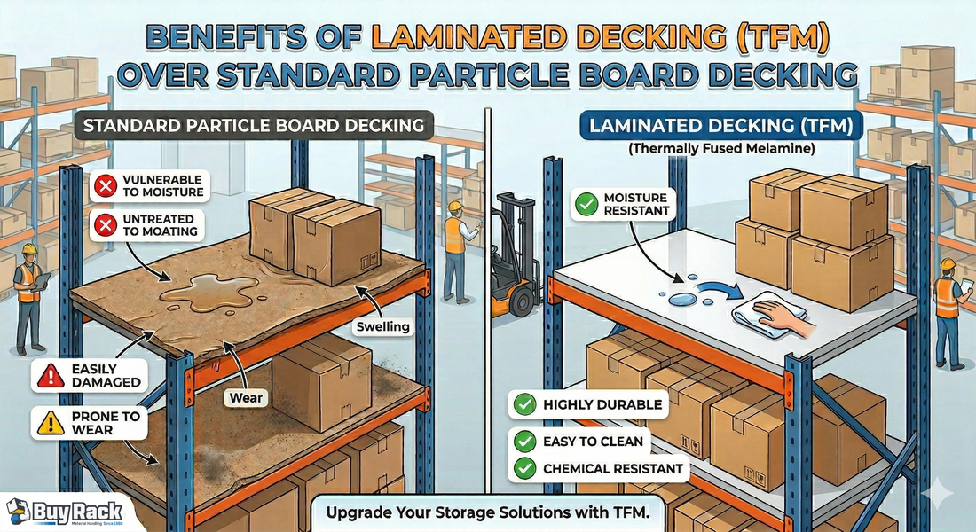 Benefits of Laminated Decking (TFM) Over Standard Particle Board Decking