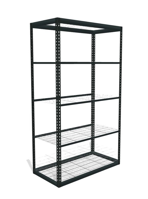 Boltless Shelving (Space Saver) with Wire Mesh Decking