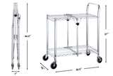 Folding Service Cart