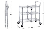 Folding Service Cart