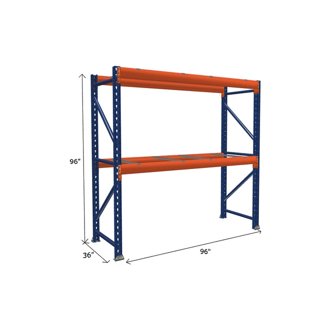 Pallet Rack Starter Unit with Pallet Supports