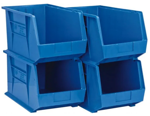 heavy duty stackable storage bins