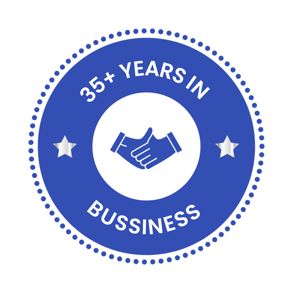 35+ years in business